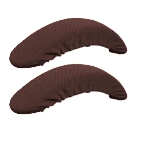 1 Pair Stretch Chair Armrest Covers Desk Chair Arm Slip-Cover Coffee