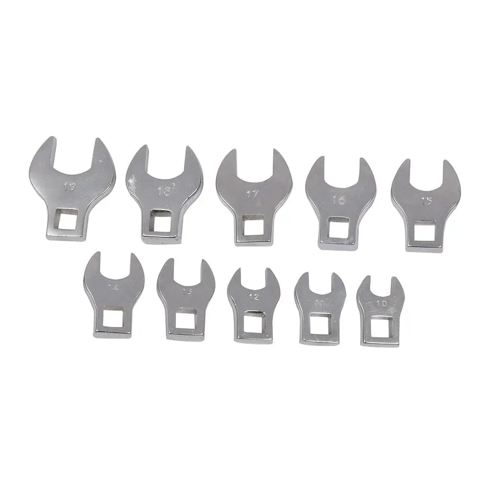 10 - 19MM CROWS FOOT SPANNER SET 10PCE 111508