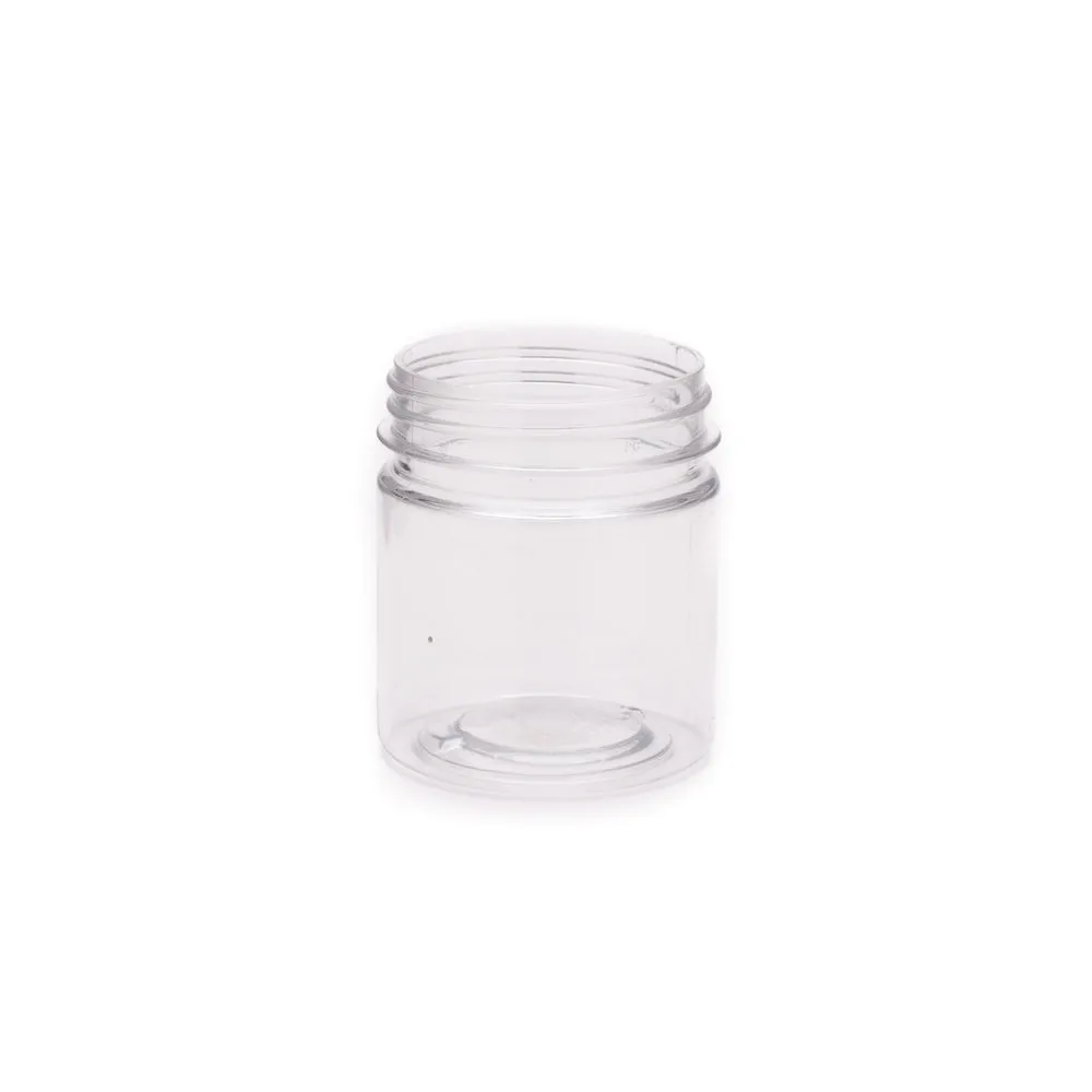 100ml PET Jar Natural Plastic with Screw Lid