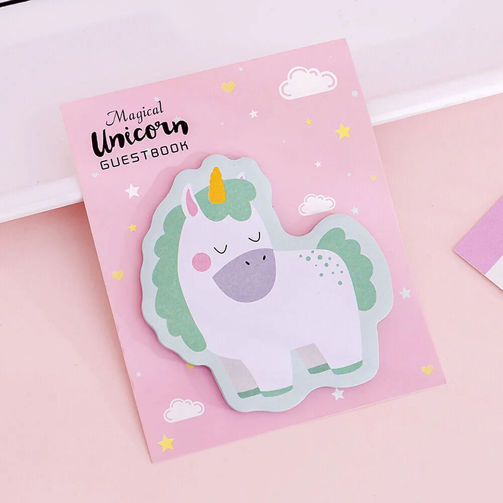 120 Sheet/4 Pads Sticky Notes Self-Adhesive Notes Notepads Post Writing Unicorn