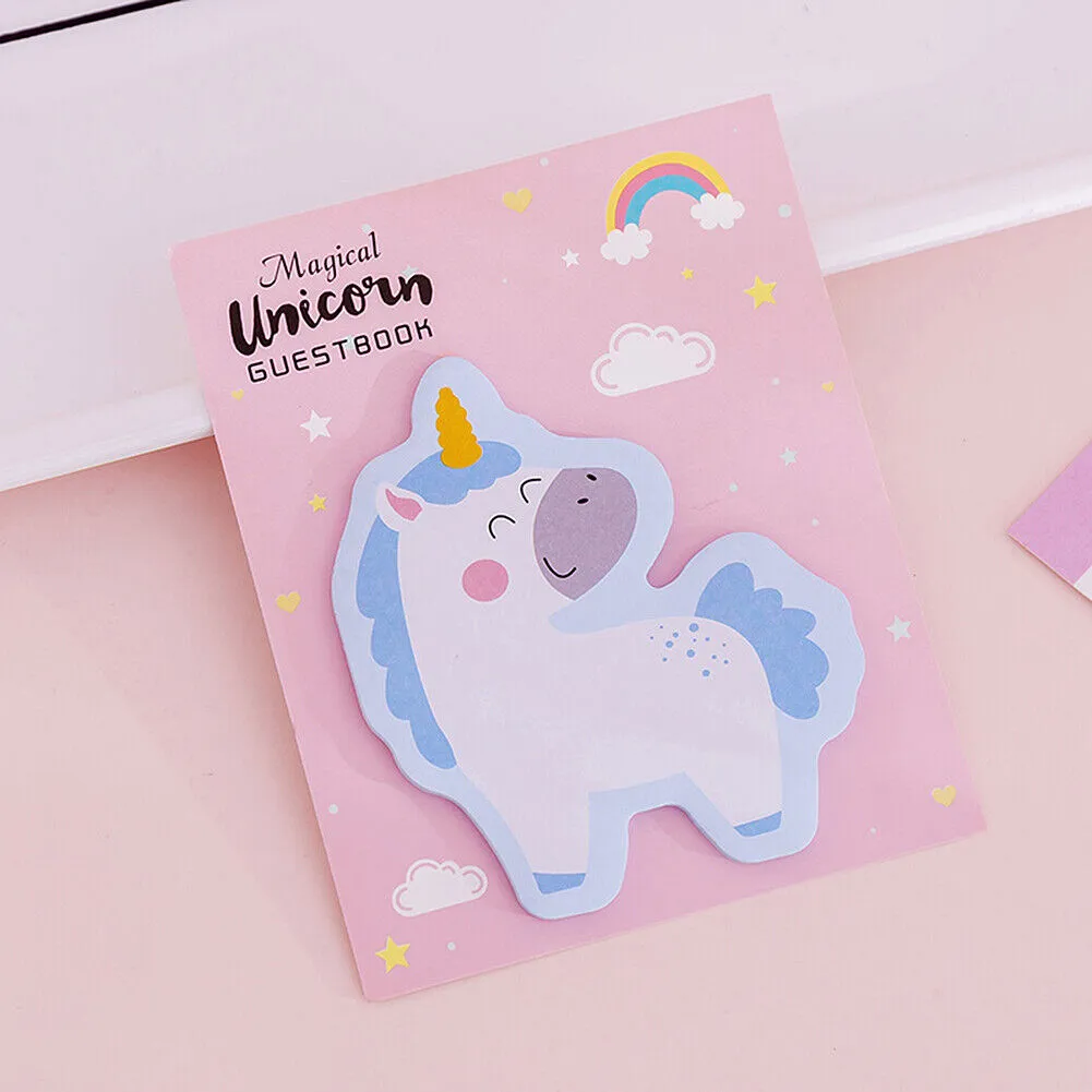 120 Sheet/4 Pads Sticky Notes Self-Adhesive Notes Notepads Post Writing Unicorn
