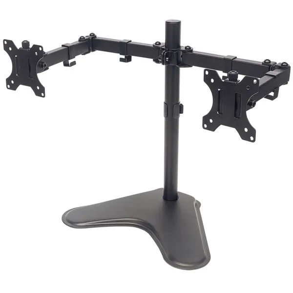 13-Inch to 32-Inch Universal Dual-Monitor Stand with Double-Link Swing Arms