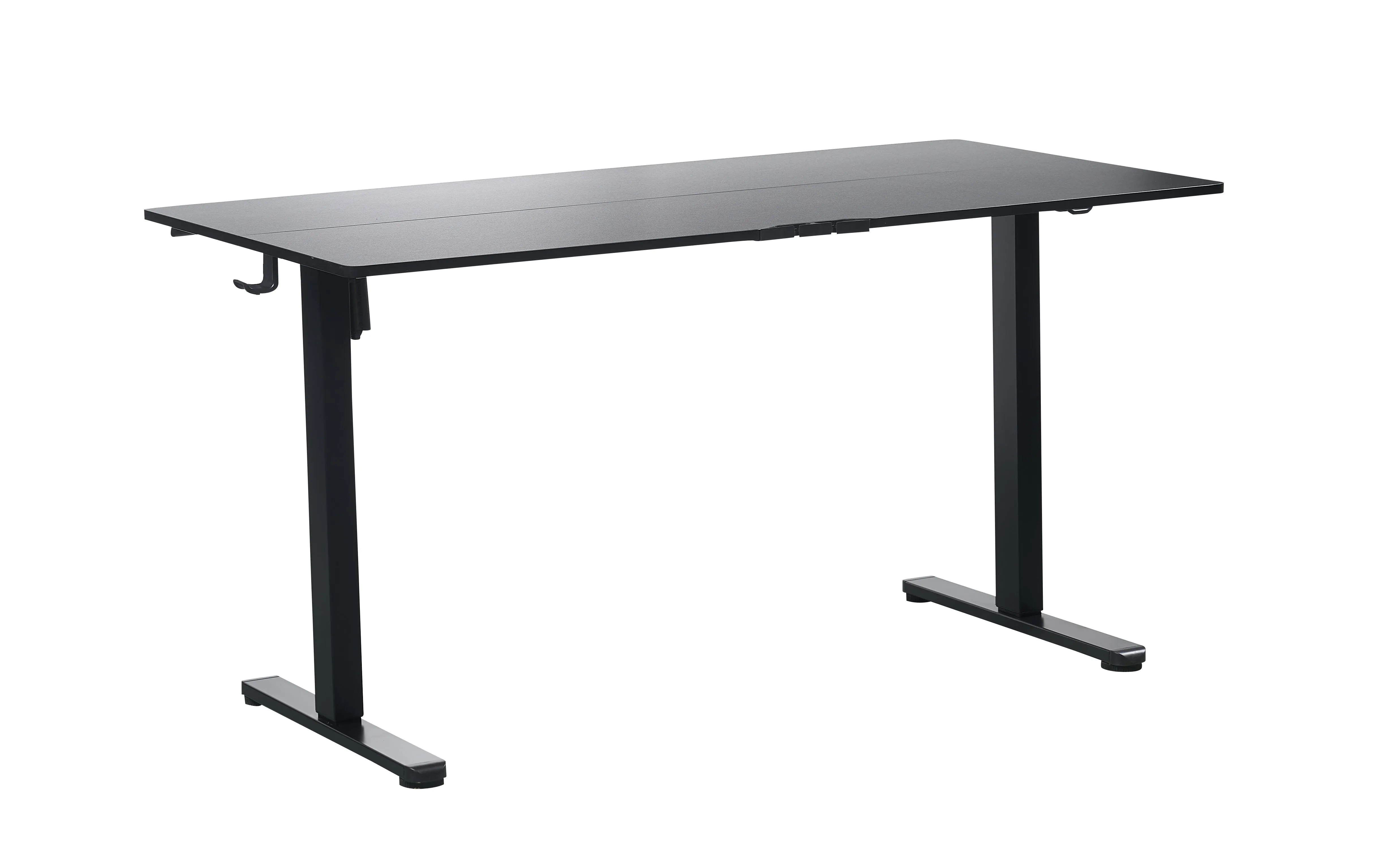 140 x 70cm Electric Standing Desk Height Adjustable Motorised Electric Sit Stand in Black