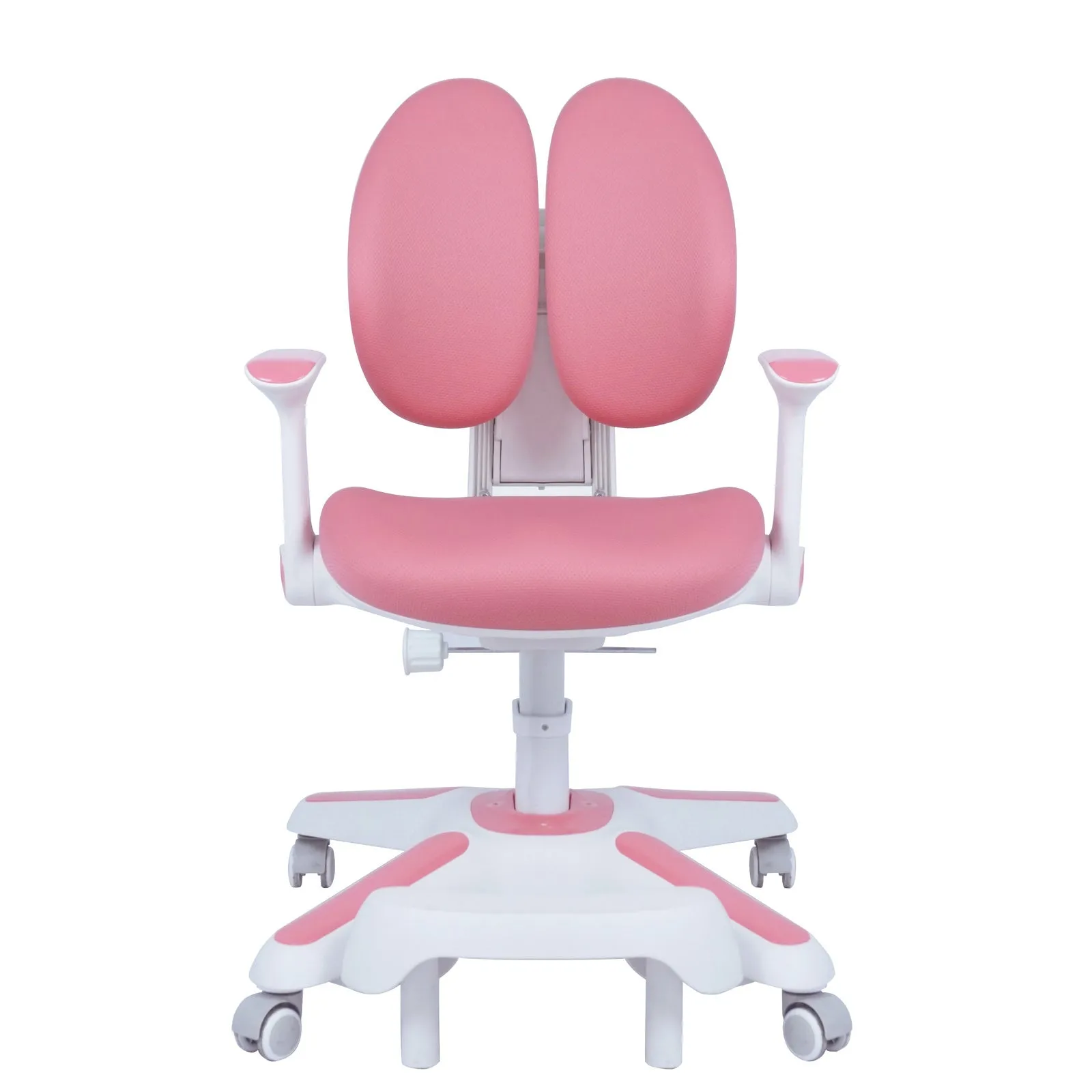 1x Ergonomic Study Chair for Kids - Height Adjustable - Pink