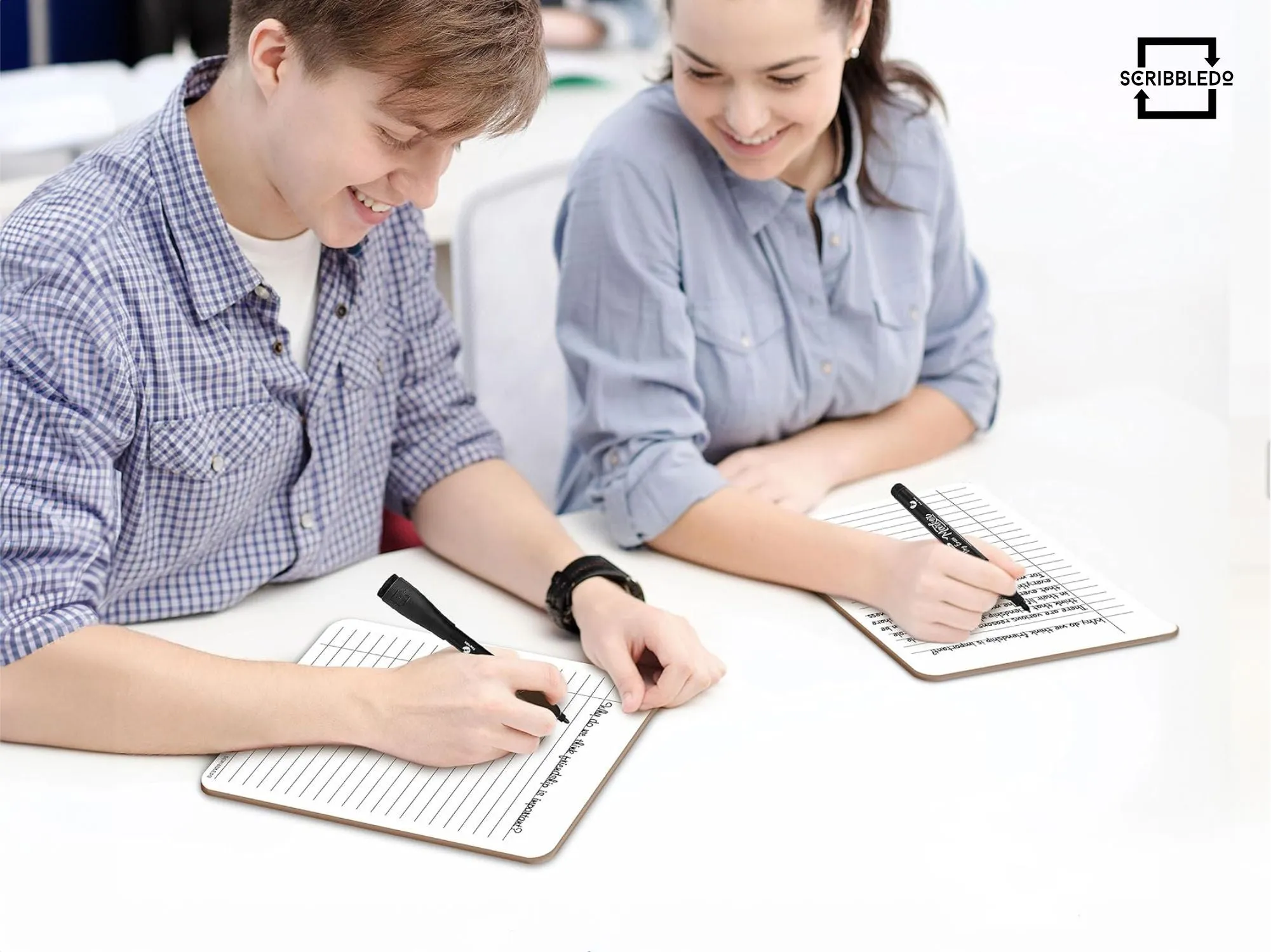 2 Pack Dry Erase College Ruled Notebook 5"x7"