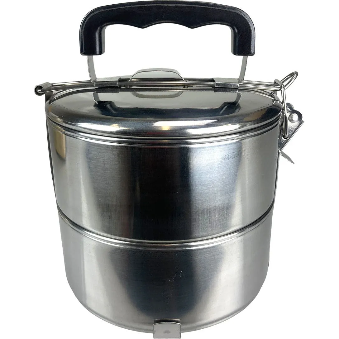 2 Tier Stainless Steel Lunch Tiffin  - LK-LKCO-43023