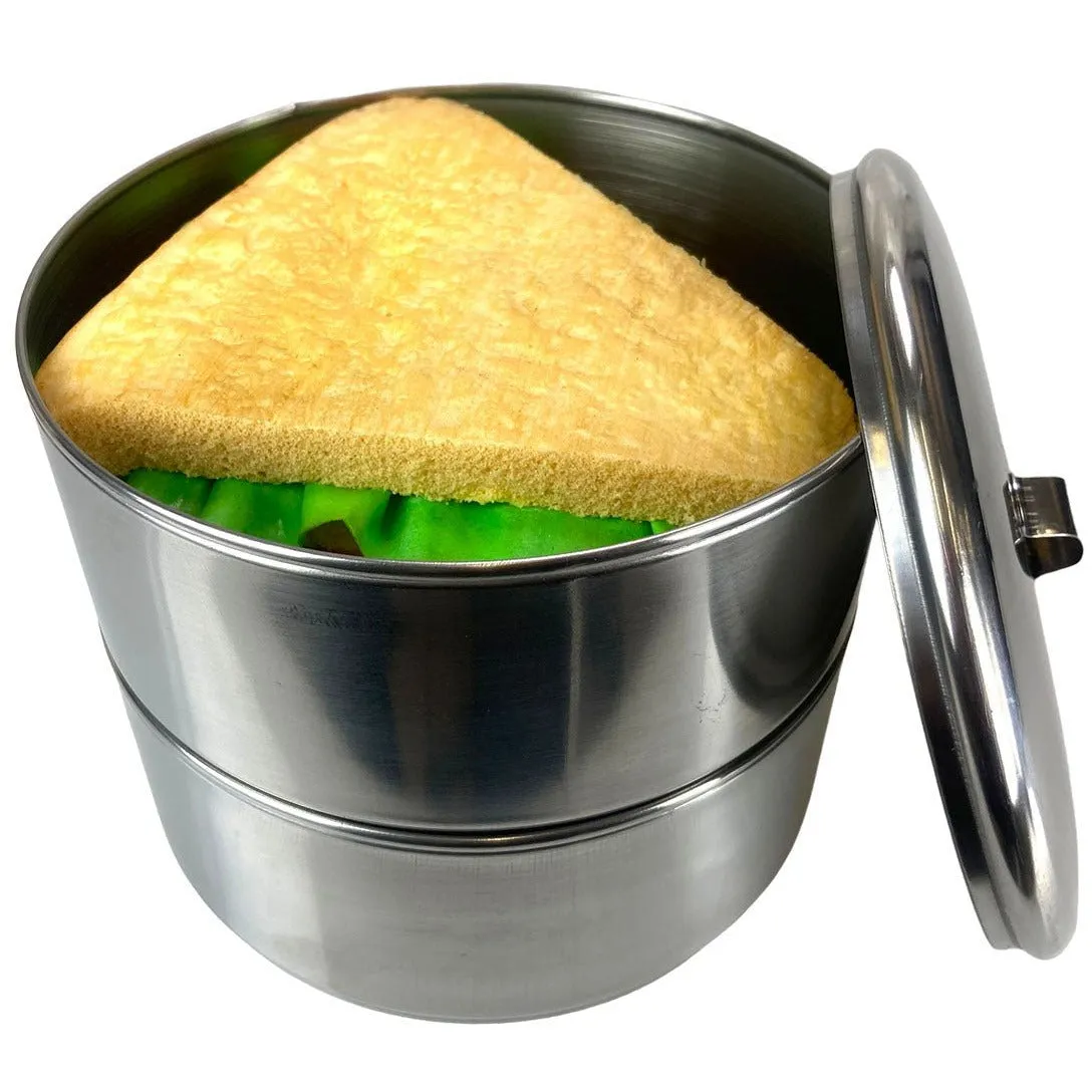 2 Tier Stainless Steel Lunch Tiffin  - LK-LKCO-43023