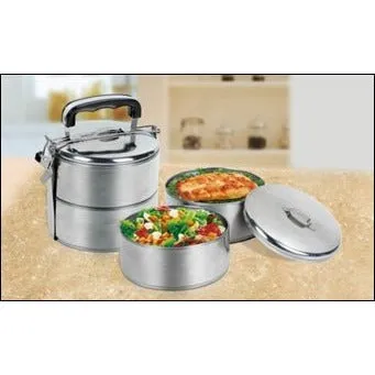 2 Tier Stainless Steel Lunch Tiffin  - LK-LKCO-43023