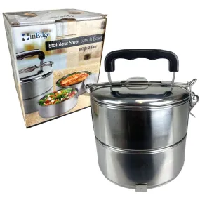 2 Tier Stainless Steel Lunch Tiffin  - LK-LKCO-43023