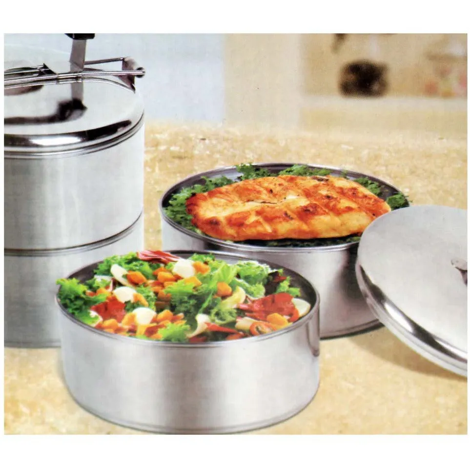 2 Tier Stainless Steel Lunch Tiffin  - LK-LKCO-43023