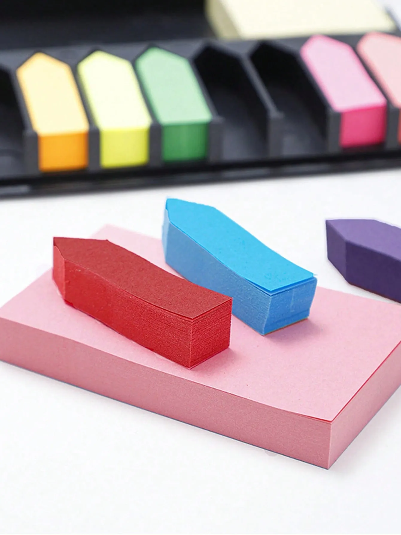 2000 Sheets Colorful Sticky Notes Set, Including Multicolor Sticker Set, Leather Packaging Box, 2024 Calendar And More!