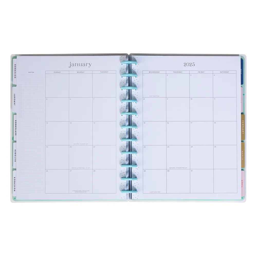 2024 Teach Love Inspire Teacher Happy Planner - Big Teacher Layout - 12 Months