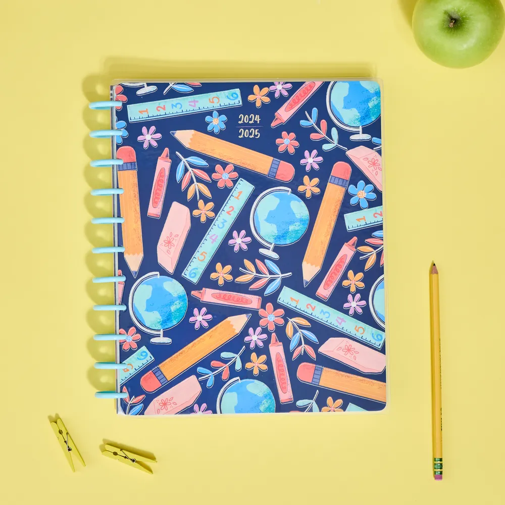2024 Teach Love Inspire Teacher Happy Planner - Big Teacher Layout - 12 Months
