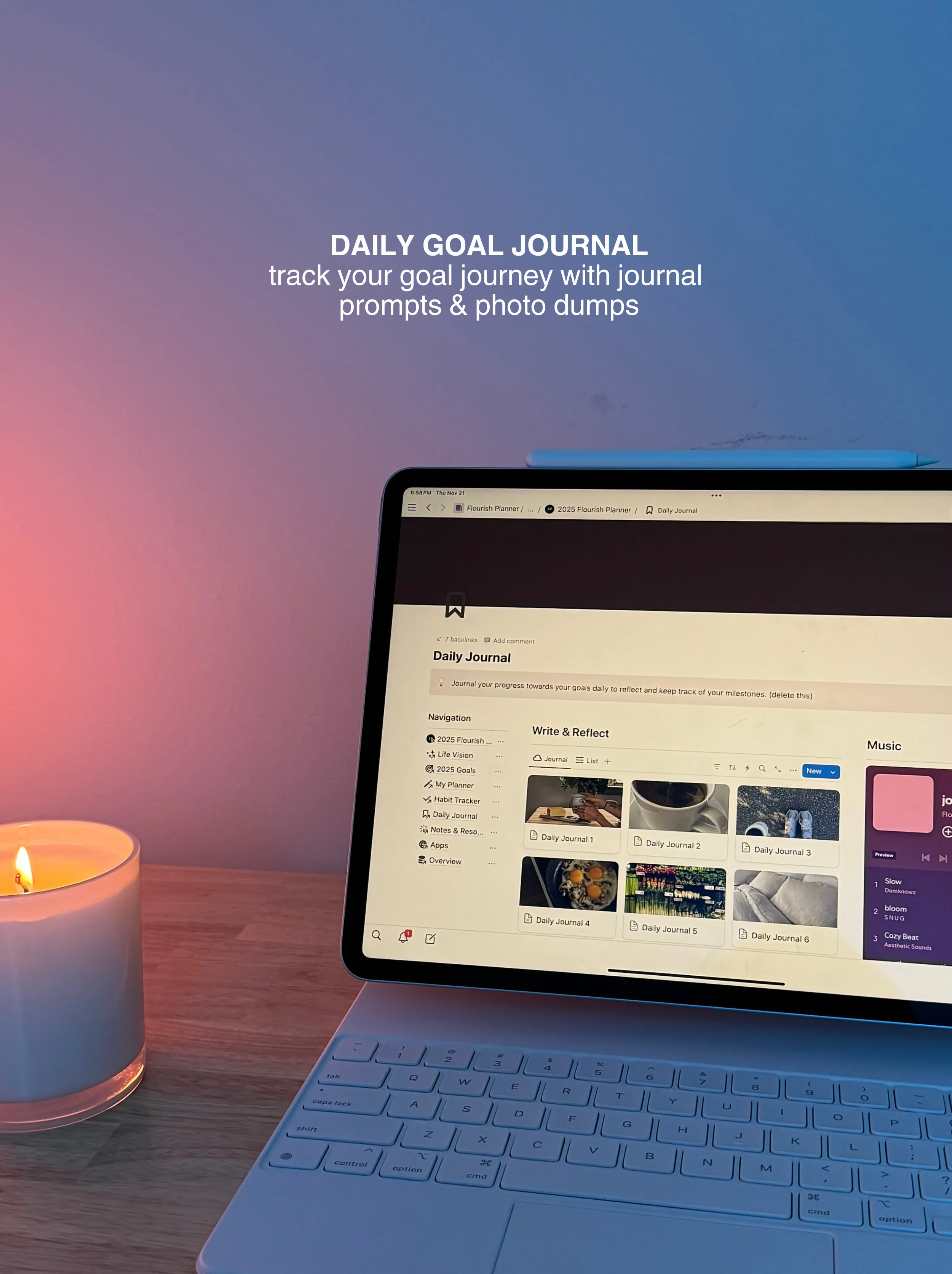 2025 Flourish Notion Planner