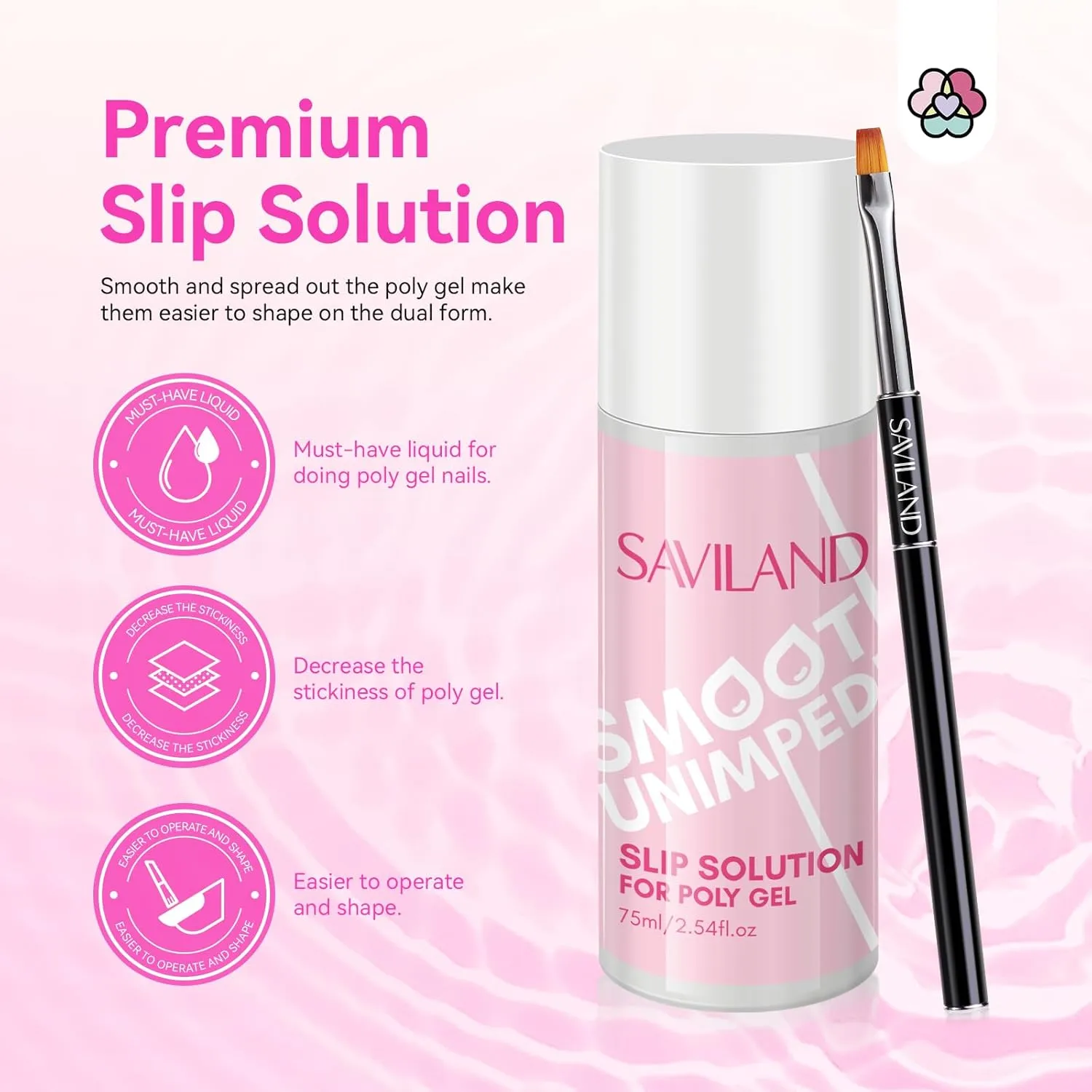 2PCS 30ml Clear & Pink Poly Gel Nail Kit