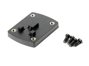 3 Prong Male Adapter Plate with Amps 4 Hole Layout