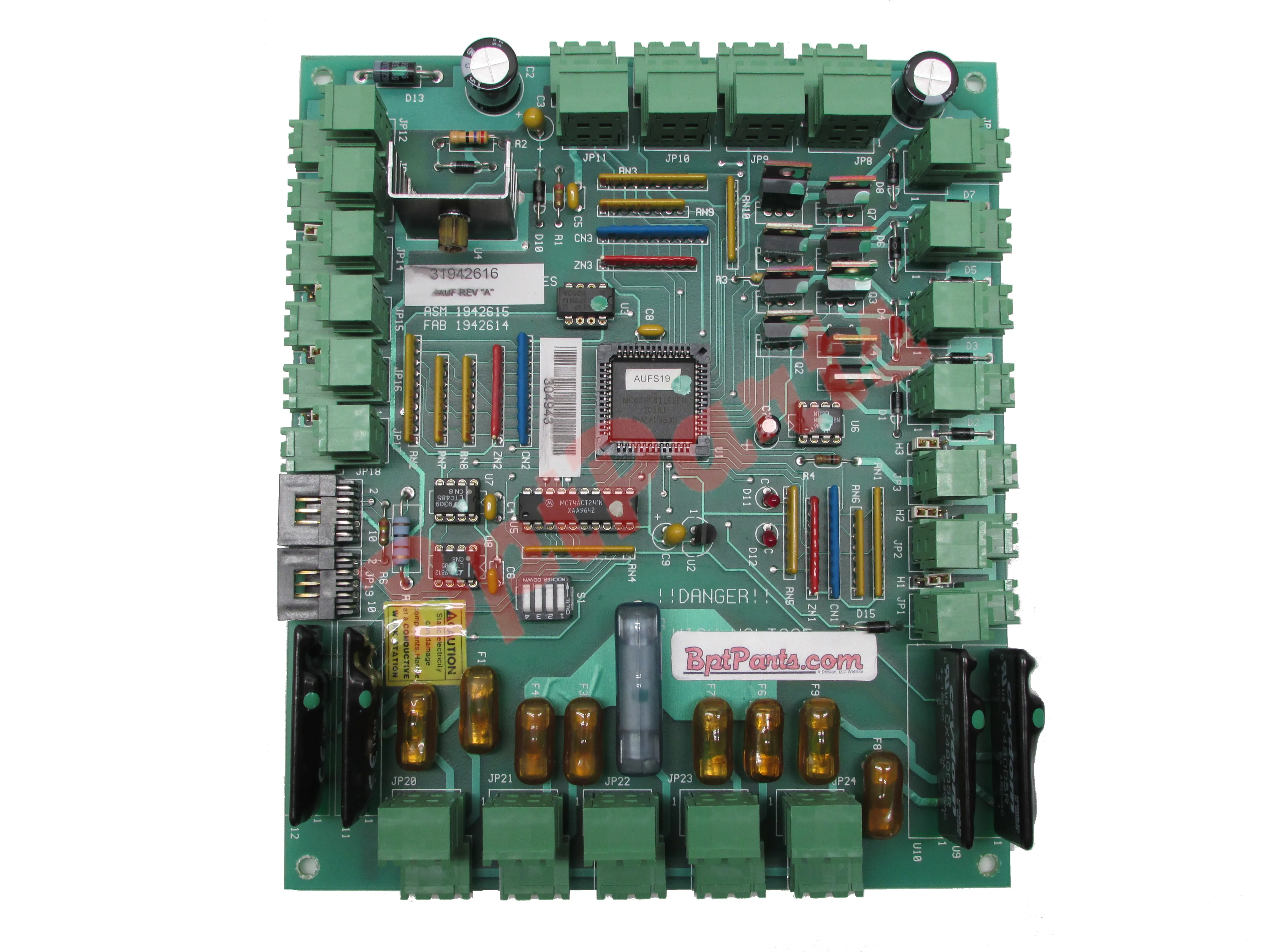 3194-2616 AUF Board for Bridgeport Machines Torq-Cut 22, Torq-Cut 30, and EZ Path - Reconditioned