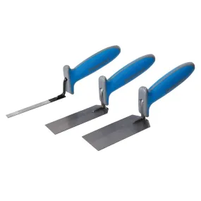 3Pce Margin Trowel Soft-Grip Set 3Pce 584174 For Building Soft-Grip Trowels