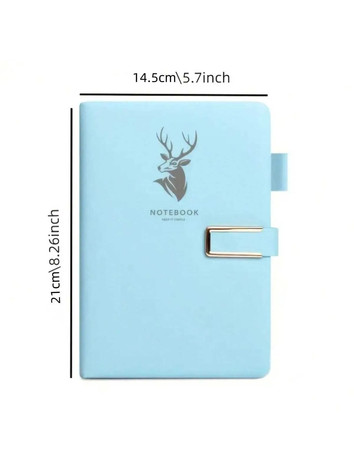 416-page Extra-thick A5 Pu Leather Business Notebook For Home, Office, Study Room