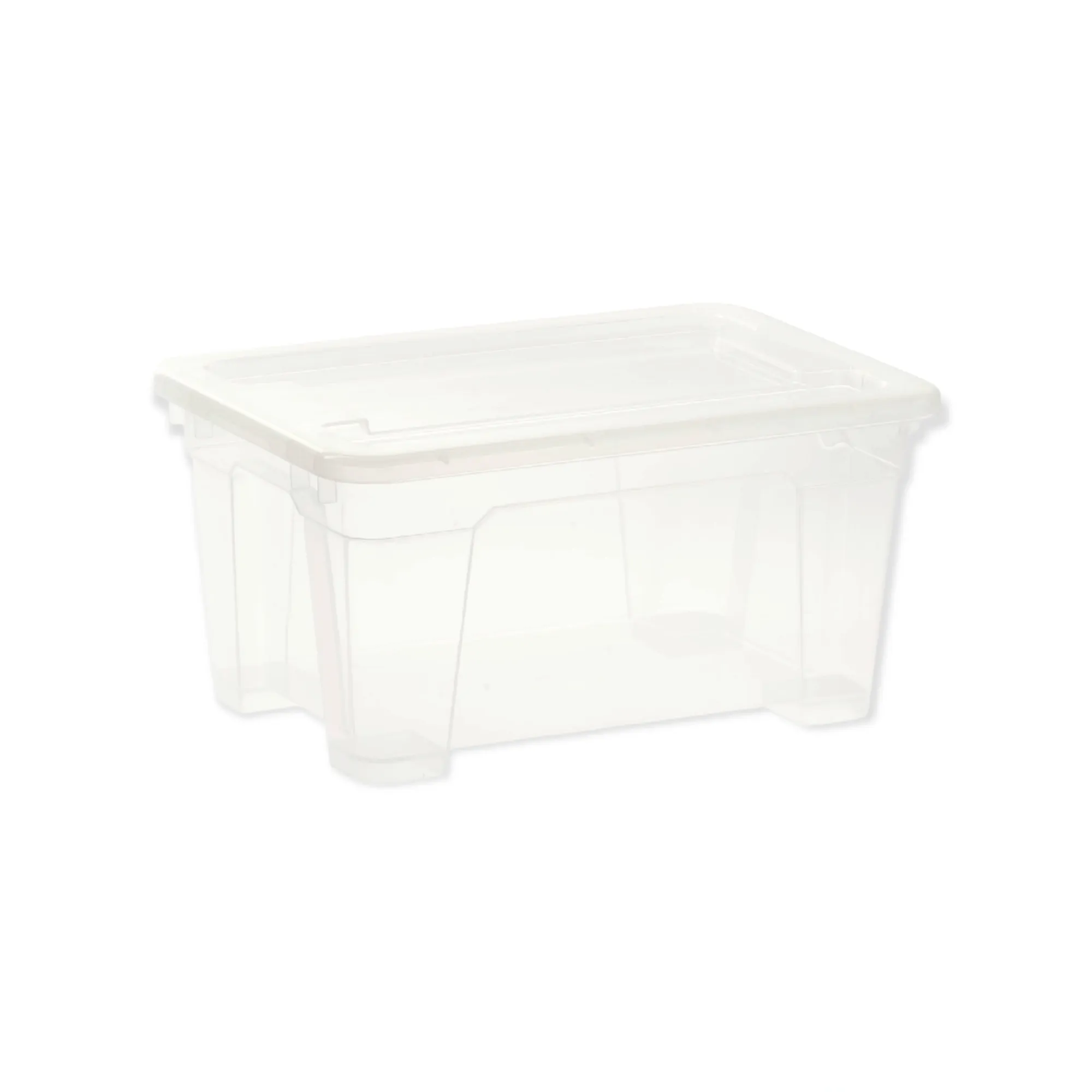 4.5L Plastic Storage Utility Box Container Clear Buzz