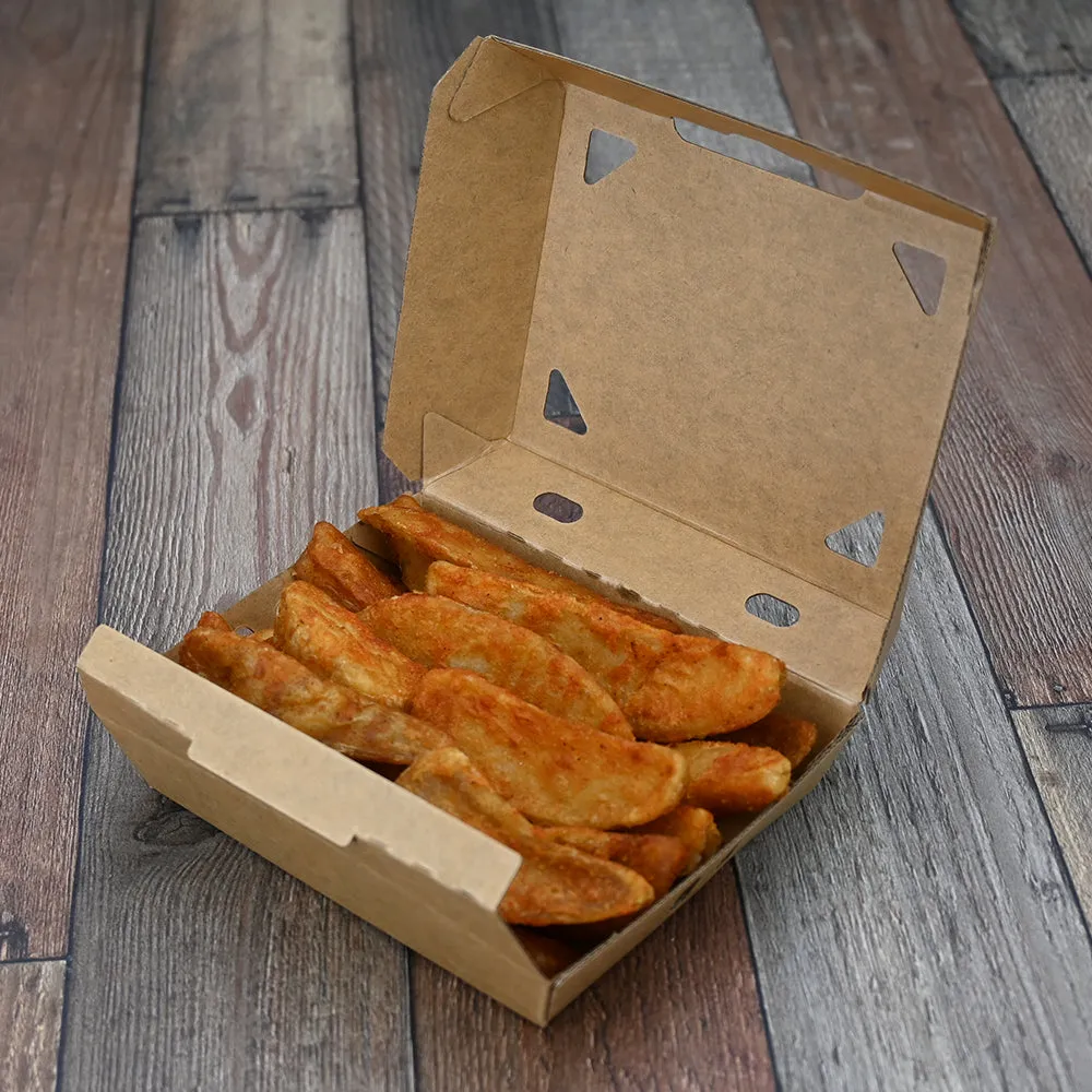 6.38" X 5" X 2.25" #ReadyFresh® Vented Hot Snack Container (Large), 300/CS