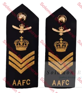 A.A.F.C. Flight Sergeant Shoulder Board