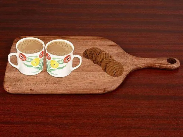 Acacia Hardwood Chopping Board with Handle