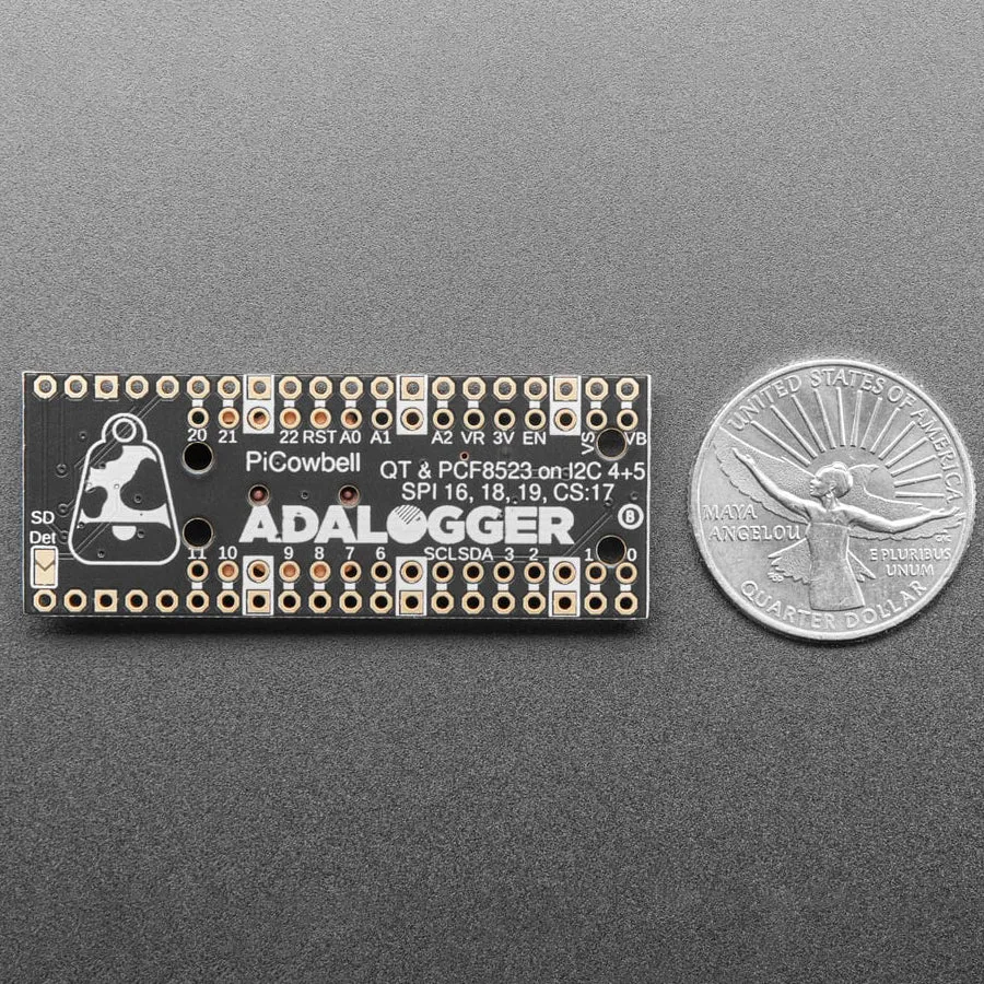 Adafruit PiCowbell Adalogger for Pico - MicroSD, RTC