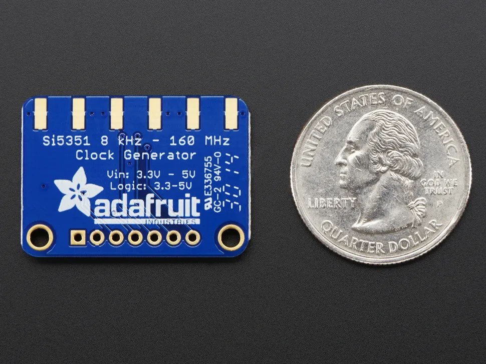 Adafruit Si5351A Clock Generator Breakout Board - 8KHz to 160MHz [ADA2045]