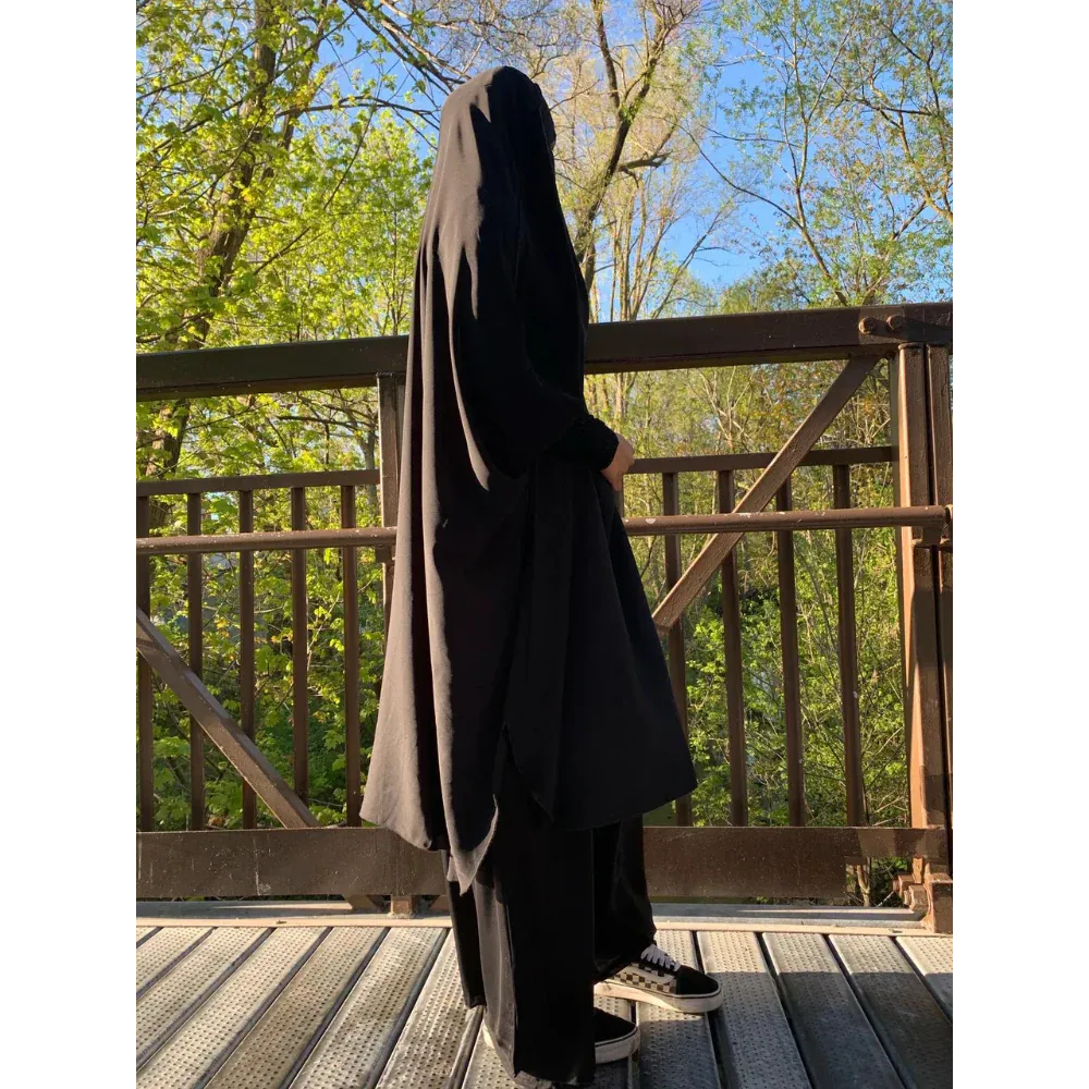 Aisha Two Piece Jilbaab - Black