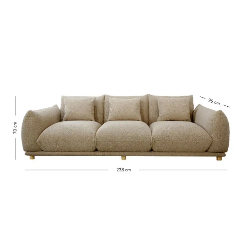 Alden Sofa - Sherpa Taupe