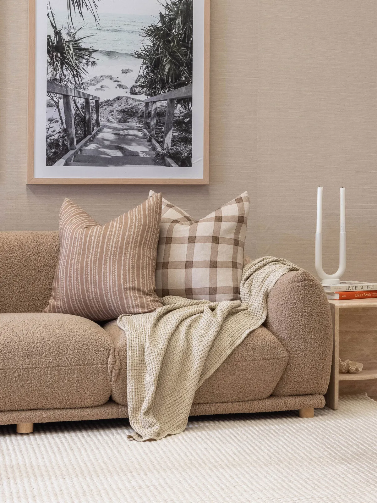 Alden Sofa - Sherpa Taupe