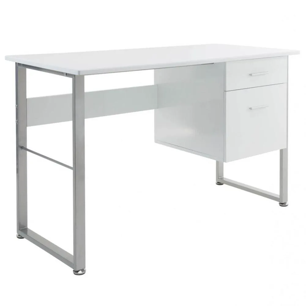 Alphason Cabrini Home Office Desk - White | AW22226-WH
