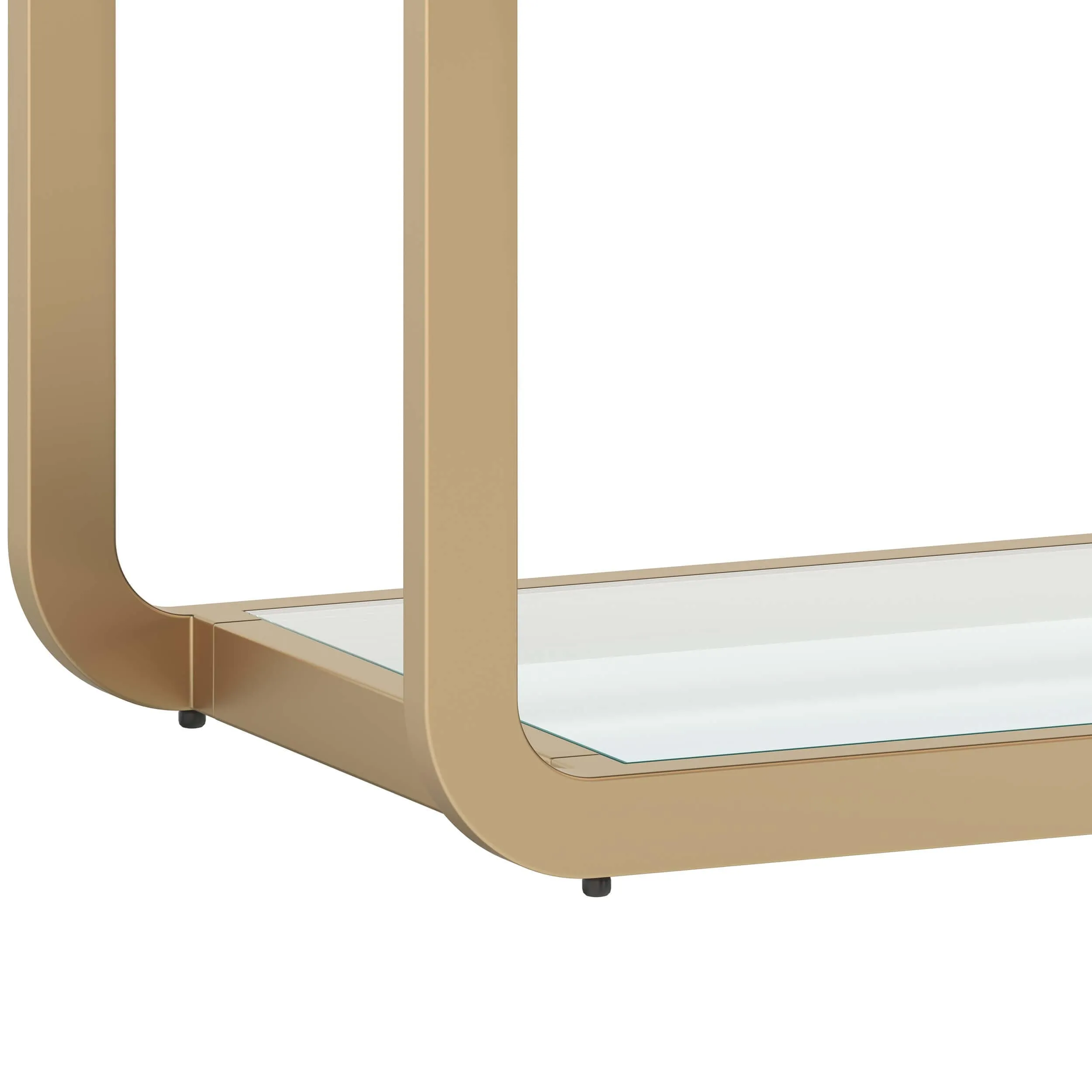 Ambretta Small Bookcase, Gold