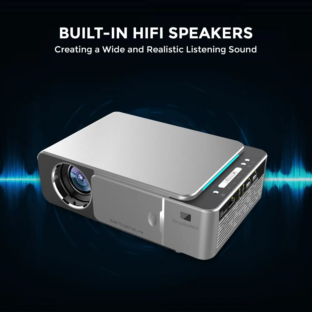 Android Projector |3500 Lumens/Screen Size upto 120 inch| Native Res 720P|Bluetooth Wifi Projectors
