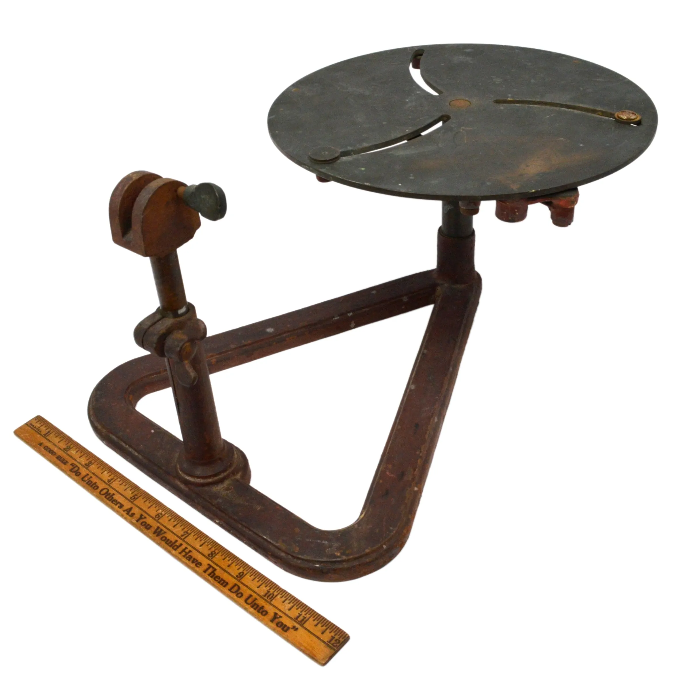 Antique CAST IRON POTTERY-POTTERS WHEEL *Parts/Repair* STEAMPUNK Industrial Tool
