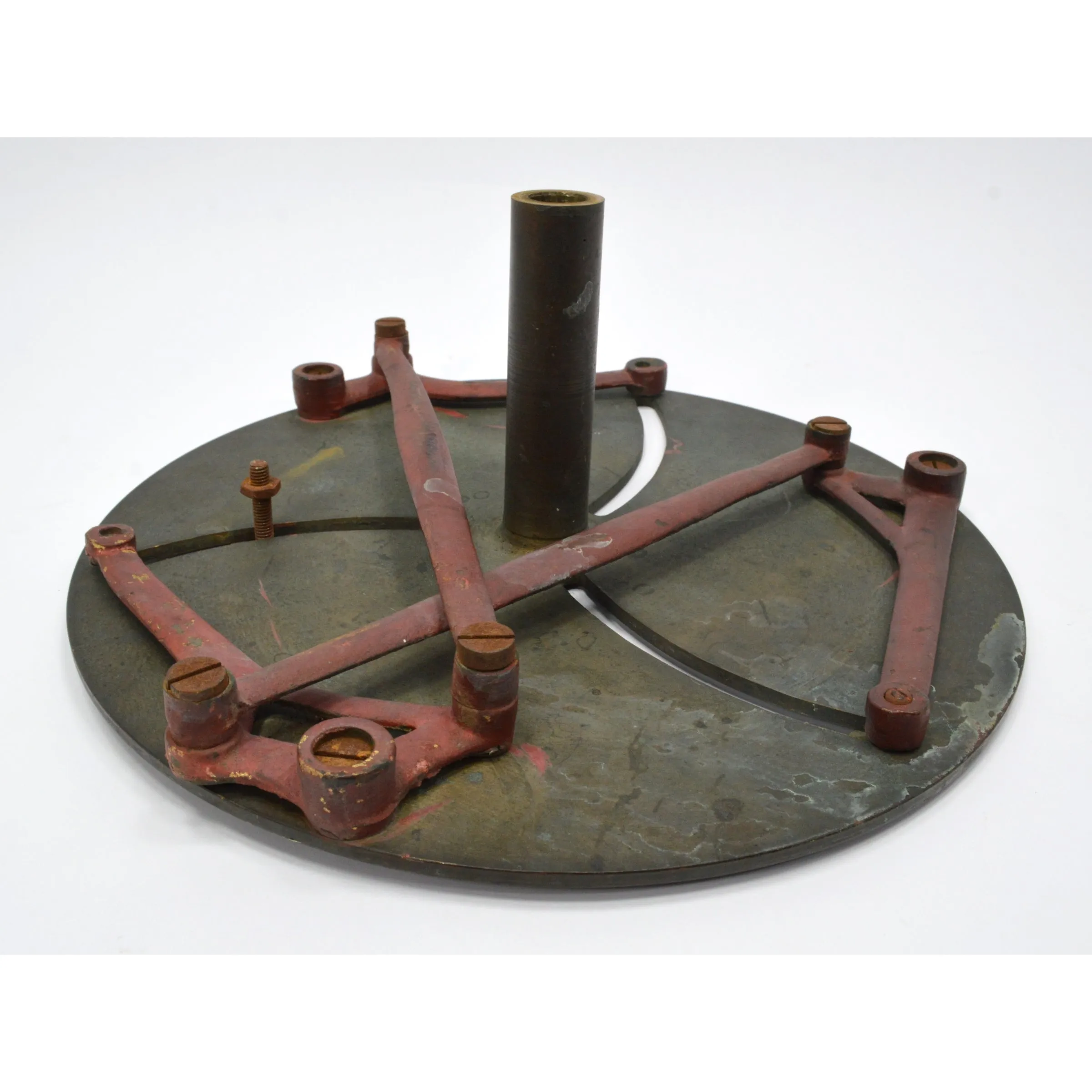 Antique CAST IRON POTTERY-POTTERS WHEEL *Parts/Repair* STEAMPUNK Industrial Tool