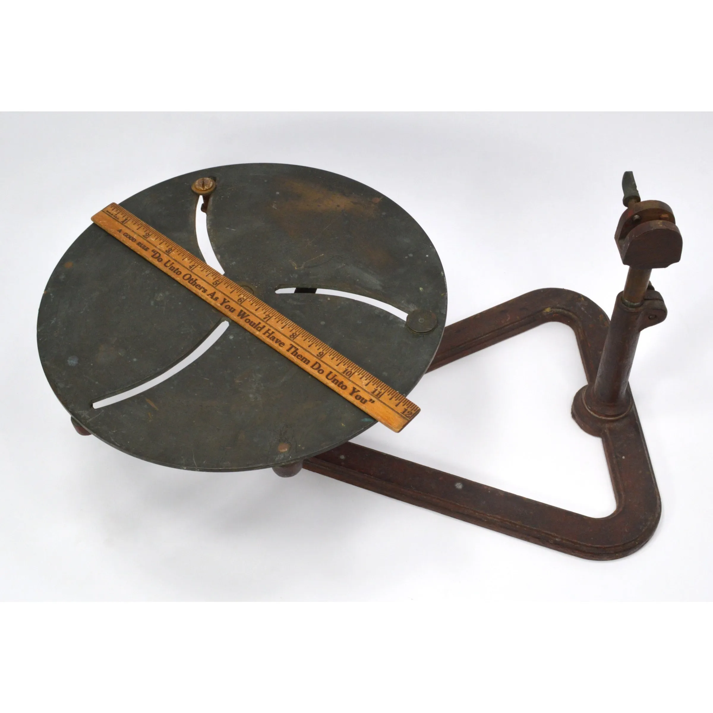 Antique CAST IRON POTTERY-POTTERS WHEEL *Parts/Repair* STEAMPUNK Industrial Tool