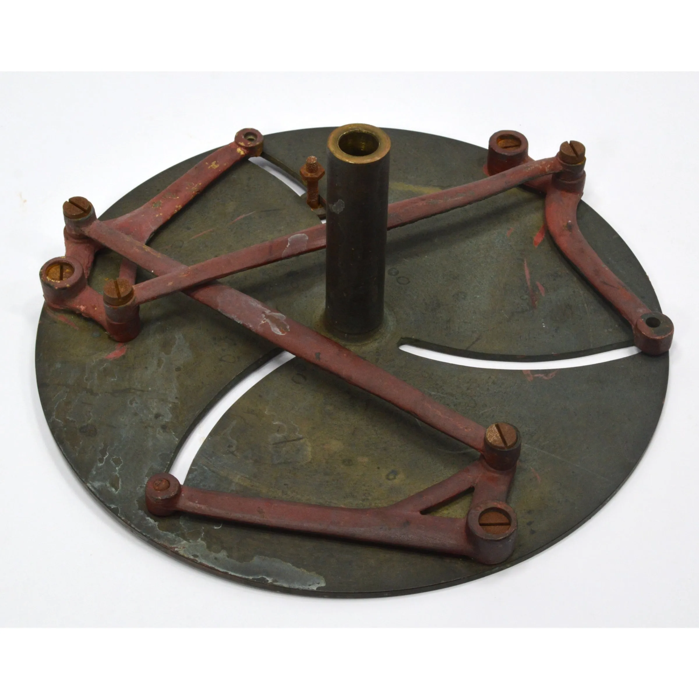 Antique CAST IRON POTTERY-POTTERS WHEEL *Parts/Repair* STEAMPUNK Industrial Tool