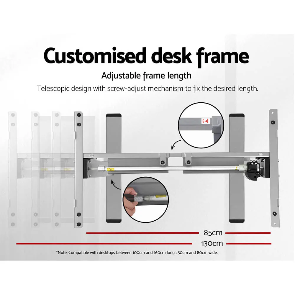 Artiss Standing Desk Motorised 140cm Black