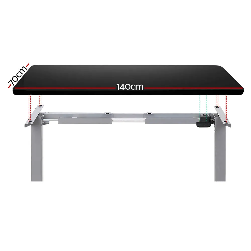Artiss Standing Desk Motorised 140cm Black