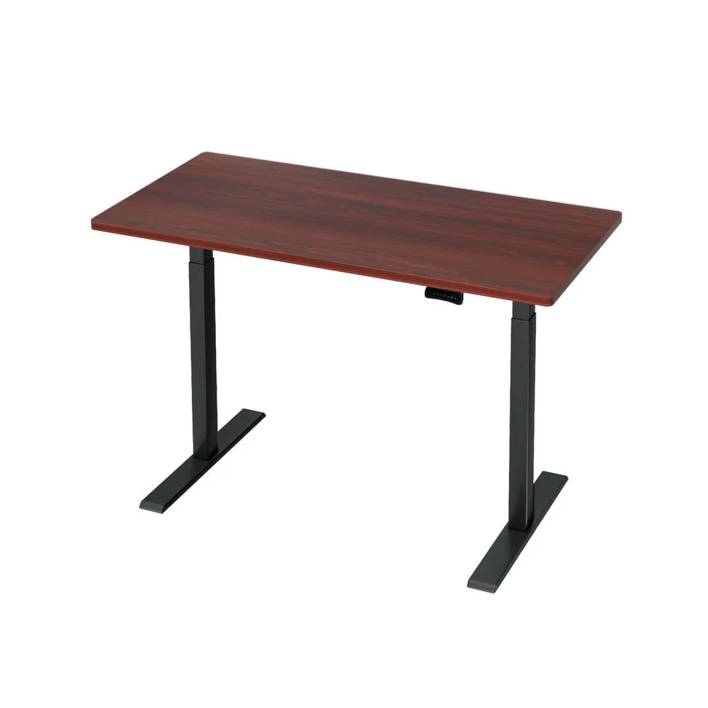 Artiss Standing Desk Motorised Dual Motor Walnut 120cm