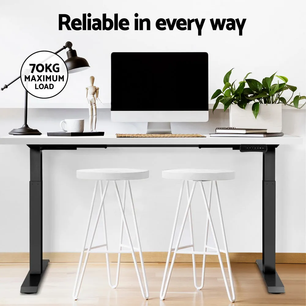 Artiss Standing Desk Motorised Dual Motor White 140cm