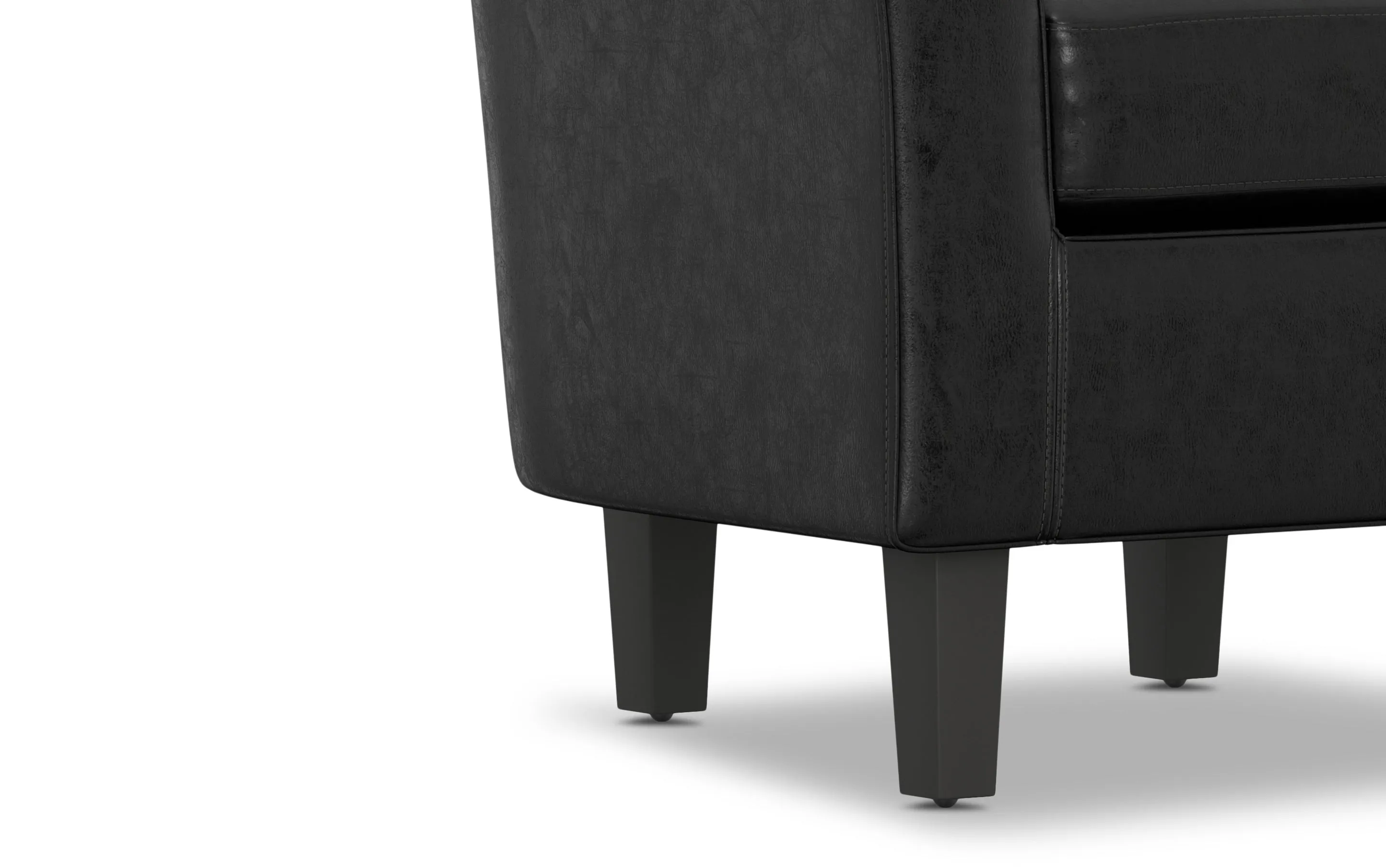 Austin Accent Chair in Distressed Vegan Leather