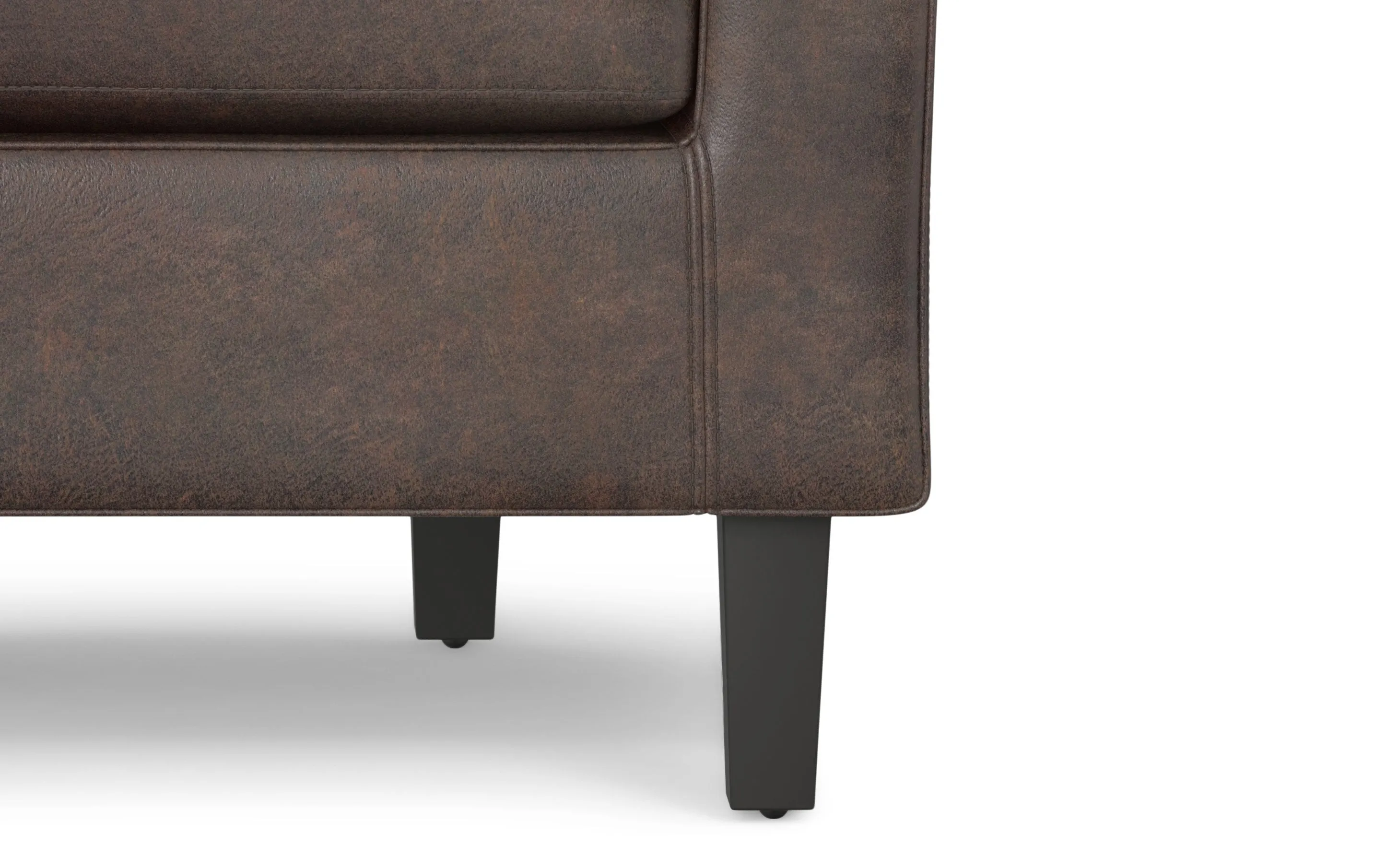 Austin Accent Chair in Distressed Vegan Leather