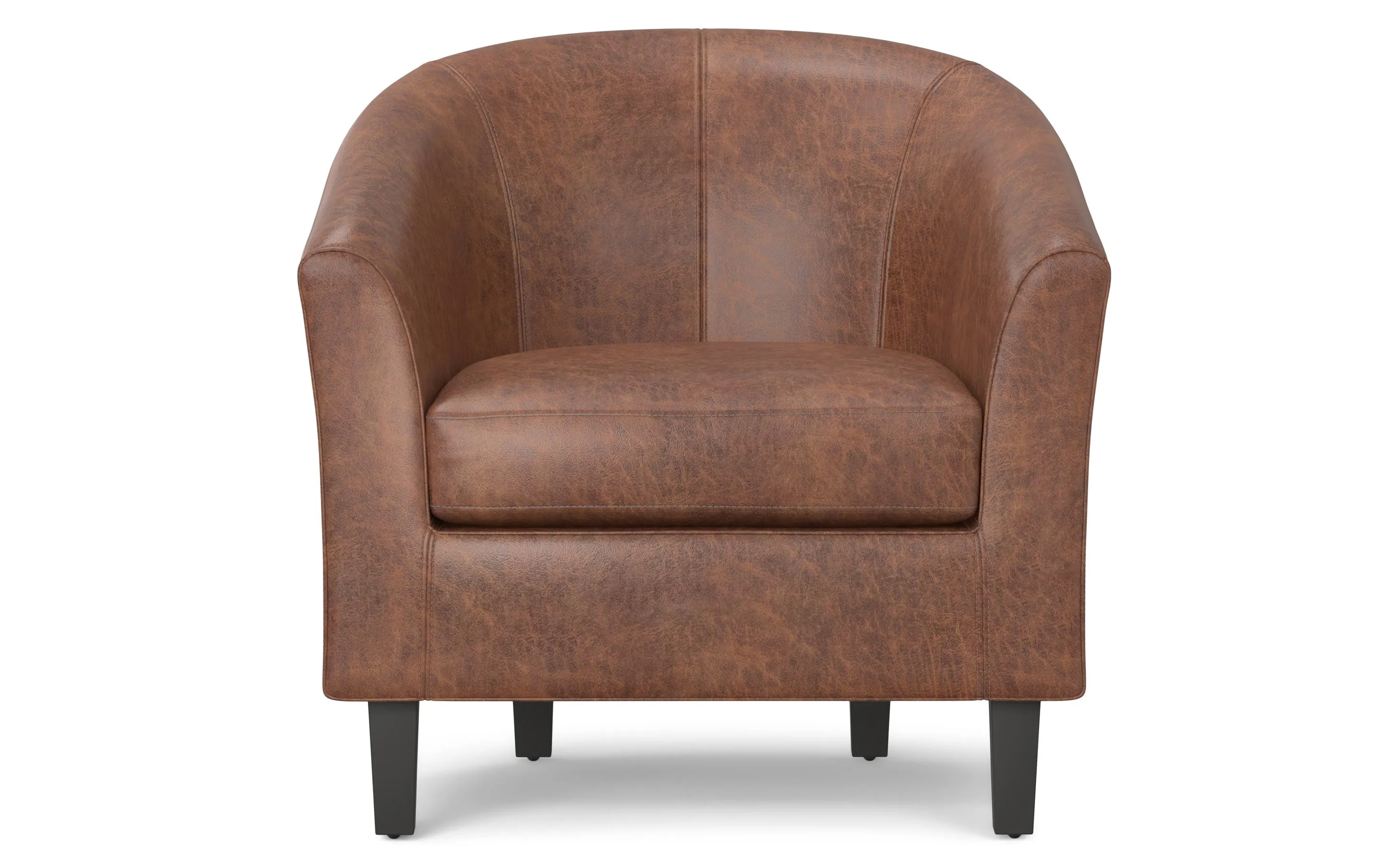 Austin Accent Chair in Distressed Vegan Leather