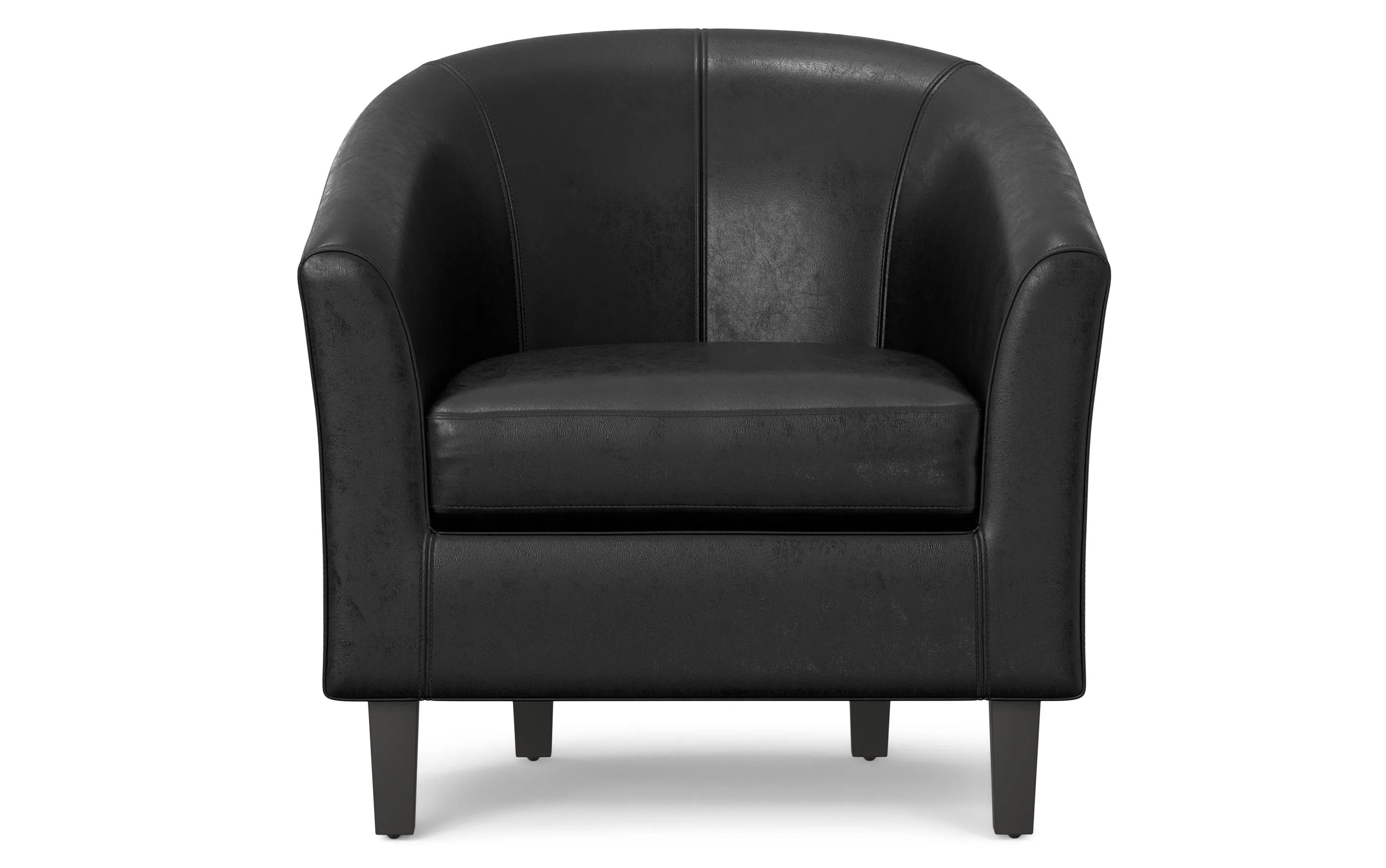 Austin Accent Chair in Distressed Vegan Leather