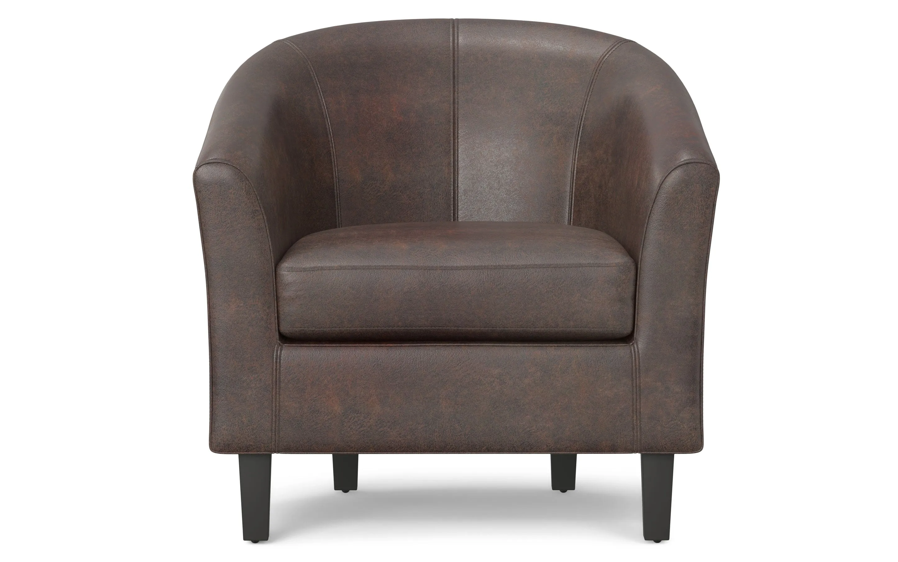 Austin Accent Chair in Distressed Vegan Leather