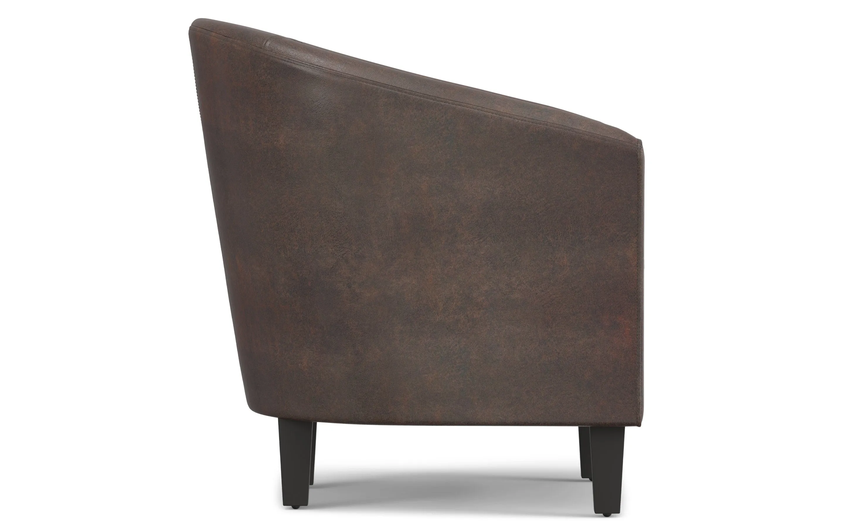 Austin Accent Chair in Distressed Vegan Leather