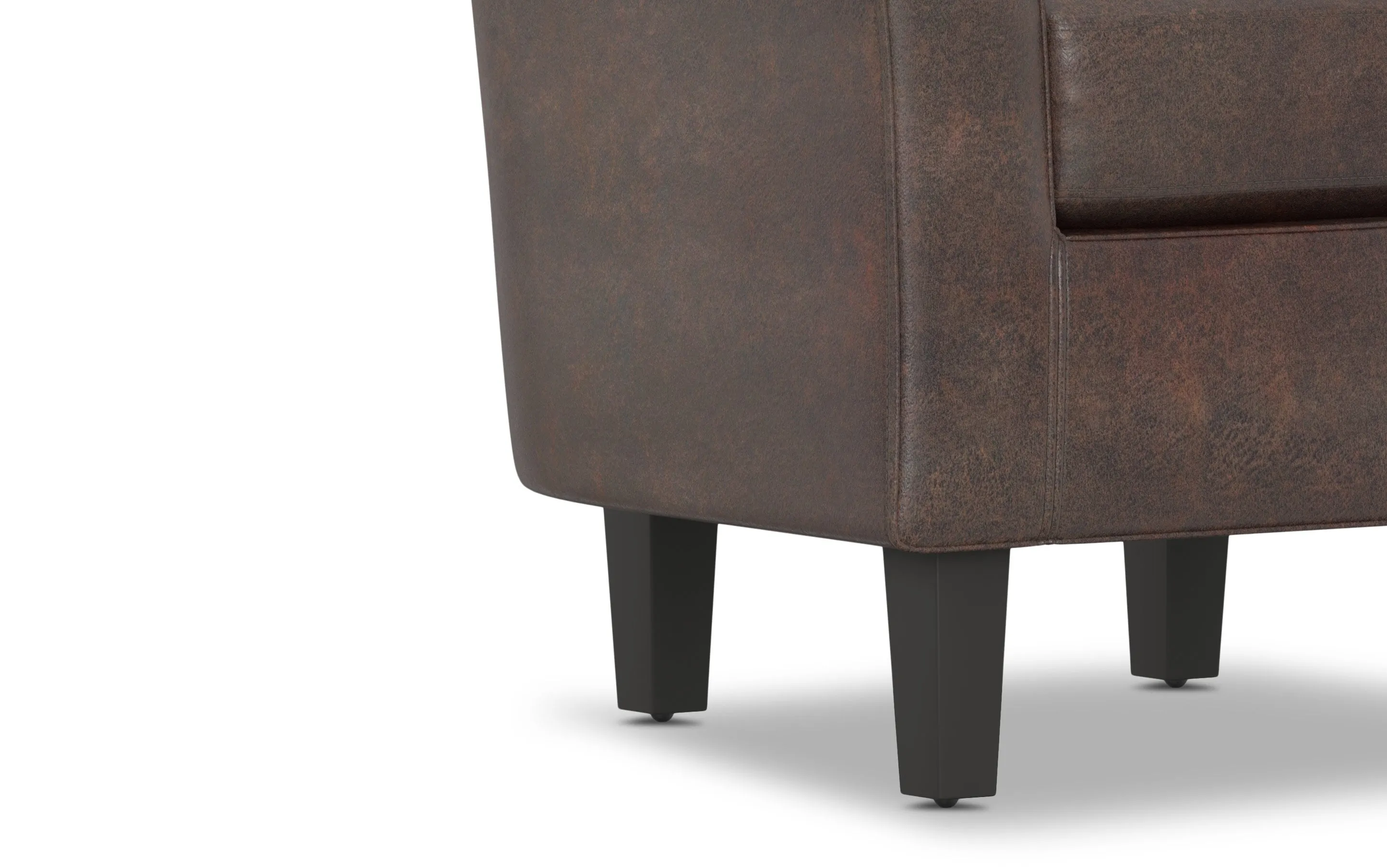 Austin Accent Chair in Distressed Vegan Leather